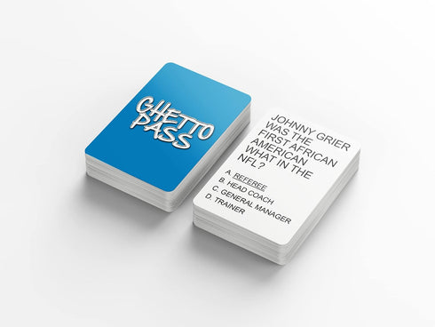 LewisRenee Ghetto Pass Black Culture Celebration Card Game: Perfect for Family Game Nights, Urban Trivia, and Fans