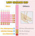 50Pcs Baby Shower Pre-sharpened Half Pencils with Erasers, 4 Inches, for Baby Shower Games