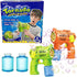Bubble Guns Set of 2 - High Efficiency Bubbles Toys with Batteries and Refill Solutions for Indoor & Outdoor Play