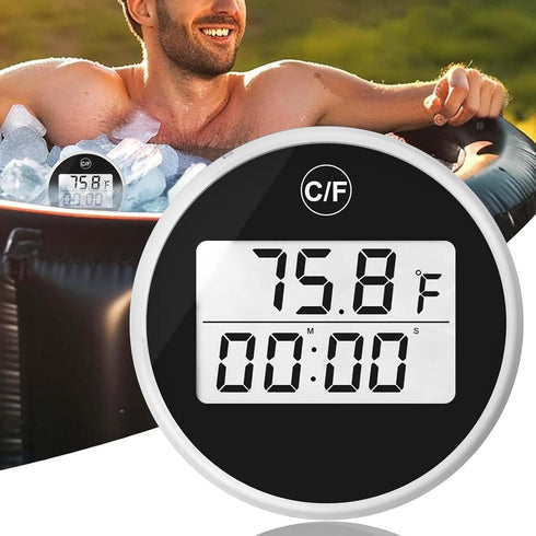 Generic Ice Bath Temperature Indicator, Water Temperature Indicator for Ice Bath - Multifunctional Bathroom Temperature