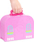 Li’l Woodzeez Travel Suitcase Bedroom Playset - Portable Dollhouse Furniture & Accessories for Kids