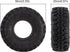 INJORA 1.0 Tires Soft Rubber Crawler Wheel Tires for 1/18 TRX4M SCX24 Gladiator Bronco C10 JLU Deadbolt B17 Axial 1/24 1/18 Tracked car,4PCS,T1005