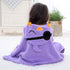 2-6 27.5"X 27.5"(Bird) MICHLEY Hooded Baby Towel Unisex Beach Bath Poncho, Soft Cotton Animal Kids Bathrobe for Years