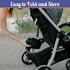 Mommy's Helper Durable Black Baby Mosquito and Bug Net Cover for Strollers, Joggers, Play Pens