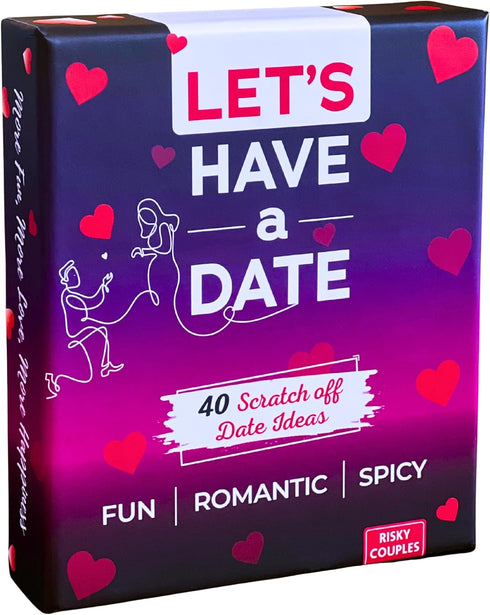 Let's Have A Date - Fun Romantic Date Night Ideas for Couples, 40 Scratch Off Cards