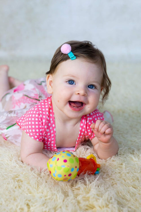 Baby Microphone Toy - My First Kids Microphone with Sounds and Teethers/Rattle for Toddlers 3-36 Months