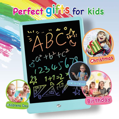 ORSEN 10 Inch LCD Doodle Board Writing Tablet for Kids, Colorful Drawing Pad, Educational Toy Gift for Ages 3-6