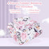 Set 4 Set, Set, Pea Pod Toddler Bedding for Girls, Piece Soft & Breathable Floral Crib Bedding Bed-in-A-Bag Toddler