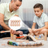 Styquenzer 20pcs Wooden Train Track Dog Bone Connectors, Wooden Train Dog Bones Accessories, Wooden Train Track Pieces
