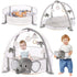 Mallify 5-in-1 XL Large Baby Gym & Ball Pit, Play Mat &