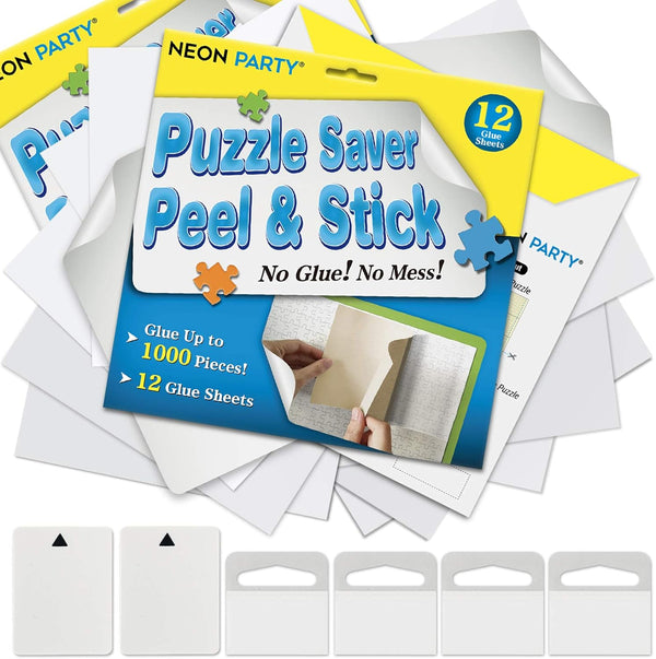12 Sheets Puzzle Saver for Up to 1000 Piece Puzzles, Ideal for Adults and Kids