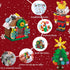 18 Pack Sets JOICEE Christmas Ornaments Building Blocks, Xmas Tree Ornaments Building with Strings Hanging Decoration