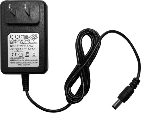 6V Charger for Kids Ride On Car - 6 Volt Battery Charger for Huffy, Dynacraft Hello Kitty SUV, Power Adapter