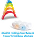 Kidoozie Musical Stack & Learn Rainbow, Stacking Activity Toy for Infants & Toddlers 6-24M, Lights & Sounds