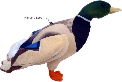 18" Adore Drake Mallard Duck Plush Stuffed Animal Walltoy Wall Mount