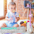LSTRAGY 4 Pack Pacifier Clip, Silicone Pacifier Clip with One Piece Design for Newborn Boys and Girls, Floral Patterns