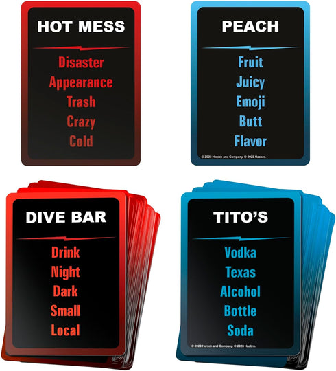 Hasbro Gaming Taboo Uncensored Board Game for Adults, Ages 17+, 4+ Players, Hilarious NSFW Party Games