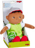 HABA Snug Up Soft Doll Mason - 11.5" Soft Boy Doll with Black Hair, Machine Washable