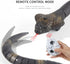 6+ AMCHSURI Remote Control Snakes Realistic Rc Snake Prank Cobra Rechargeable Smart Sensing Cat Toy with Infrared