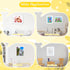 2 Pack 10x12.5 8.5x11 50pcs White Kids Art Frame, Child Artwork Display Frame Without Mat Changeable Front Opening