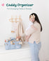 Lily Miles Baby Diaper Caddy Organizer, Quilted Nursery Storage Organizer for Newborn Essentials and Diaper Changing