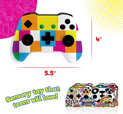 JA-RU Video Game Controller Squishy Fidget Toy - 2 Soft Foam Controllers for Kids Stress Relief