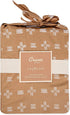 Crane Baby Soft Cotton Fitted Crib Mattress Sheet, Copper Dash, 28”w x 52”h x 9”d for Cribs and Toddler Beds