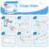 ZCBB 12pc Microwave Steam Sterilizer Bags for Baby Bottles, Soothers