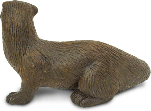 3" 3+ Safari Ltd. River Otter Figurine - Realistic Wildlife Figure - Educational Toy for Boys, Girls, and Kids Ages