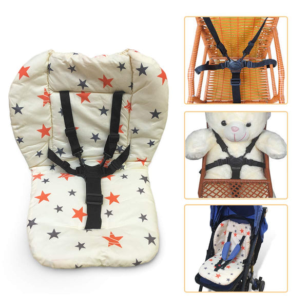 Star Baby High Chair Seat Cushion Liner Pad Cover Mat and 5