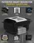 2 Automatic Card Shuffler Machine,Electric Card Shuffler Rechargeable for Decks with Carrying Bag&Playing Cards, Dual