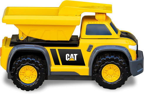 CAT Construction Toys, Truck Constructors Toy Dump Truck with Realistic Lights & Sounds, Batteries Included
