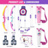 2 Pack Bow and Arrow for Kids, LED Light Up Archery Set with 24 Suction Cup Arrows and Standing Target