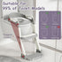 kimitimi 3-in-1 Potty Training Seat with Ladder Toddler Toilet Ladder Kids Toilet Chair for Little Boys Girls