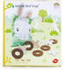 Tender Leaf Toys Wooden Tic Tac Toe Game with Bunny Drawstring Bag - Travel Board Game for Kids & Adults - Age 3+