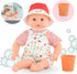 Corolle Bebe Bath Calypso Garden Delights Baby Doll - Soft Body, Play Cup, Ages 18 Months+