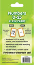 Teacher Created Resources Numbers 0–25 Flash Cards (EP62045), 3-1/8" x 5-1/8"