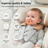 2-Pack 0-6 Symmetrical Garkoko Newborn Pacifiers with Clip & Case, Months, Breastfeeding Pacifier, Nipple Pacifier
