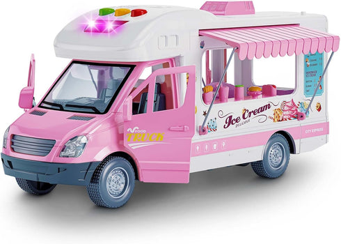 choopheme Ice Cream Trucks Toys for Toddlers 3-5 with 3 Different Flashing
