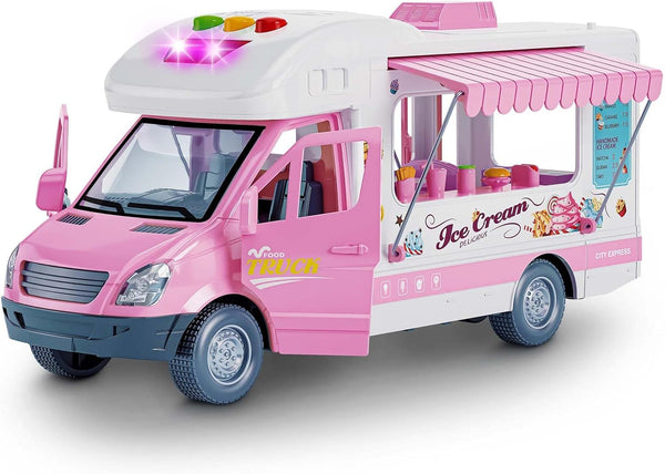 choopheme Ice Cream Trucks Toys for Toddlers 3-5 with 3 Different Flashing