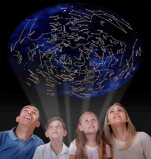 12' Brainstorm Toys: Night Sky Projector - Solar System, Constellations, Starlight & Moonlight Projector - Projection