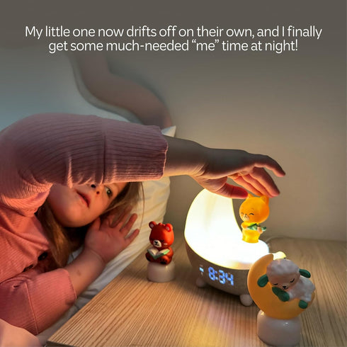 Move2Play, Dozi 3+ Sound Machine | Cute Sleep Toy + Sound Machine | Hrs Thoughtfully Made Bedtime Content | Moonlight