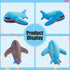 15.7" Airplane Plush Blue Stuffed Plane Toy, Aircraft Hug Pillow Gifts for Kids