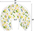 Summer Vintage Lemons Baby Nursing Pillow Covers for Boy Girl Lemon Branch Leaves Flowers Nursing Pillowcase