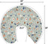 Goat Boho Floral Baby Nursing Pillow Covers for Boy Girl Farmyard Goats Retro Flowers Nursery Slipcovers