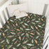 Selgkds Neutral Fishing Baby Crib Sheets for Boys Vintage Bass Fishes Trout Soft