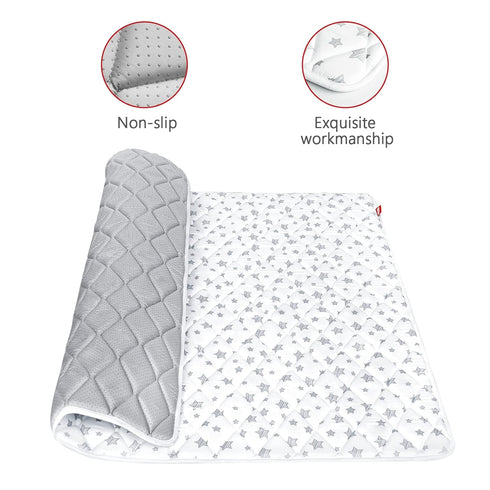 50''x50'' Premium Foam Baby Play Mat, Playpen Mat, One-Piece Crawling Mat for Babies, Infant and Toddler, Baby Floor