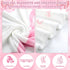 Mindsoft Trendy Pink Bow Coquette Baby Milestone Blanket Coquette Flannel Blanket Newborn Infant Swaddle Growth Baby