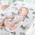 LifeTree Muslin Changing Pad Cover for Baby Girls Boys, Natural Comfort Diaper Change Table Pad Covers, Mallard Duck