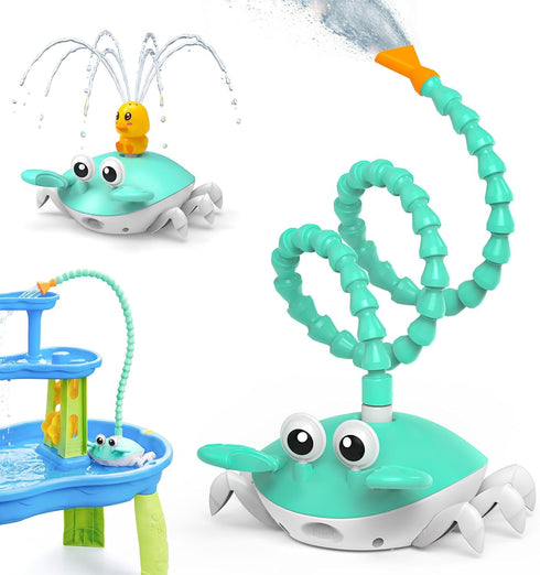TENGIZUOHZ Water Table Pump, 5400mAh Rechargeable Crab Water Pump Toy for Kids age